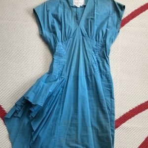 Nicole Miller Sky Blue 💯 % Cotton Dress